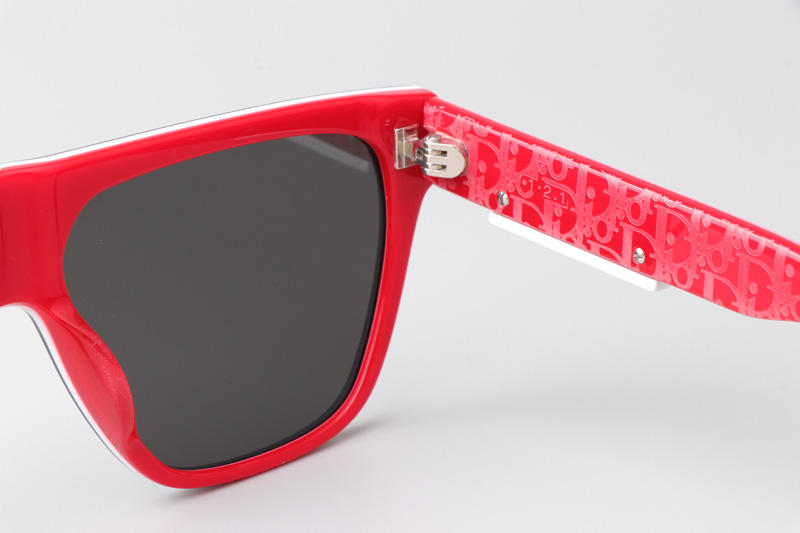 B23S31 Sunglasses Blue Red Gray