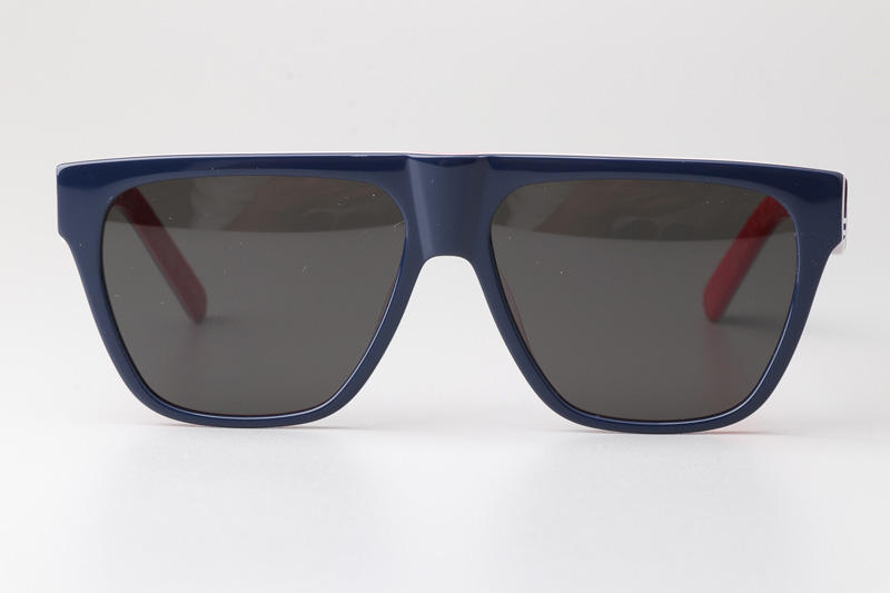 B23S31 Sunglasses Blue Red Gray