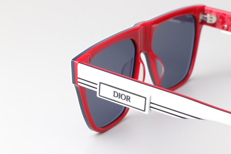 B23S31 Sunglasses White Red Blue