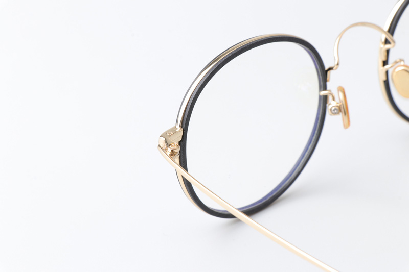 B2725 Eyeglasses Black Gold