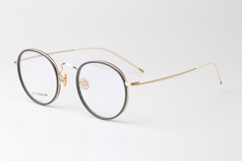 B2725 Eyeglasses Black Gold