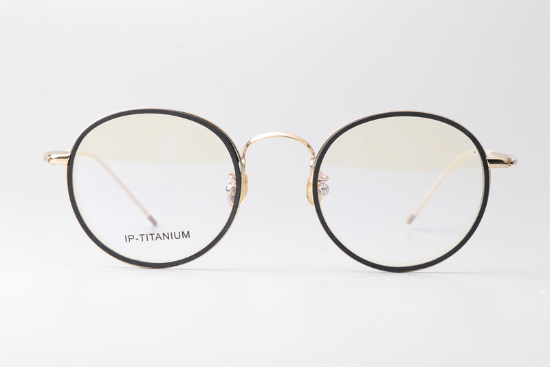 B2725 Eyeglasses Black Gold