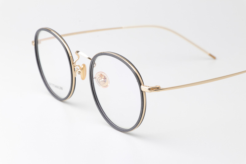 B2725 Eyeglasses Black Gold