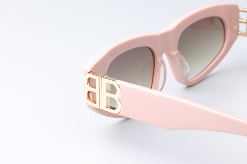 BB0095S Sunglasses Pink Gradient Brown