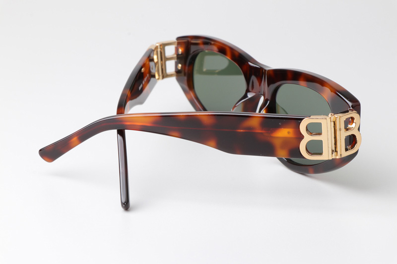 BB0095S Sunglasses Tortoise Green