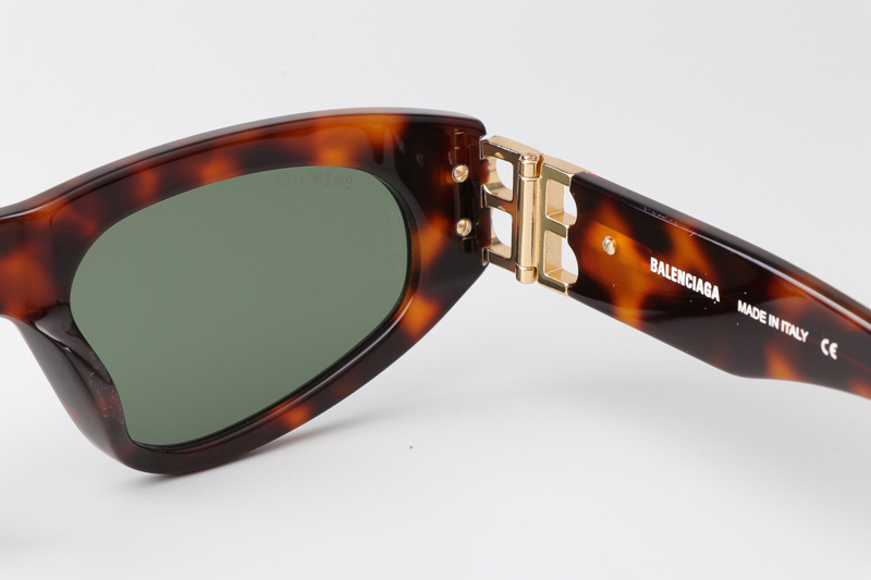 BB0095S Sunglasses Tortoise Green