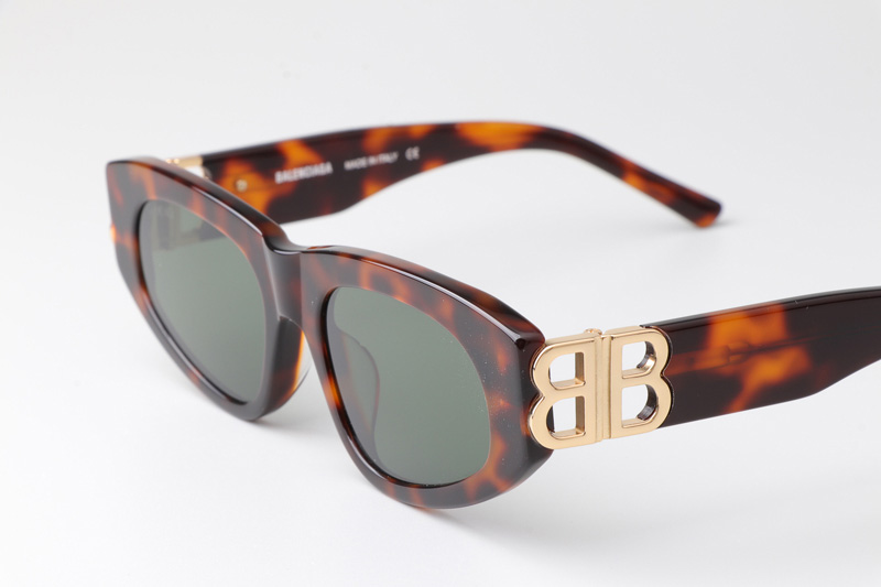 BB0095S Sunglasses Tortoise Green