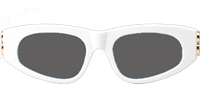 BB0095S Sunglasses White Gray