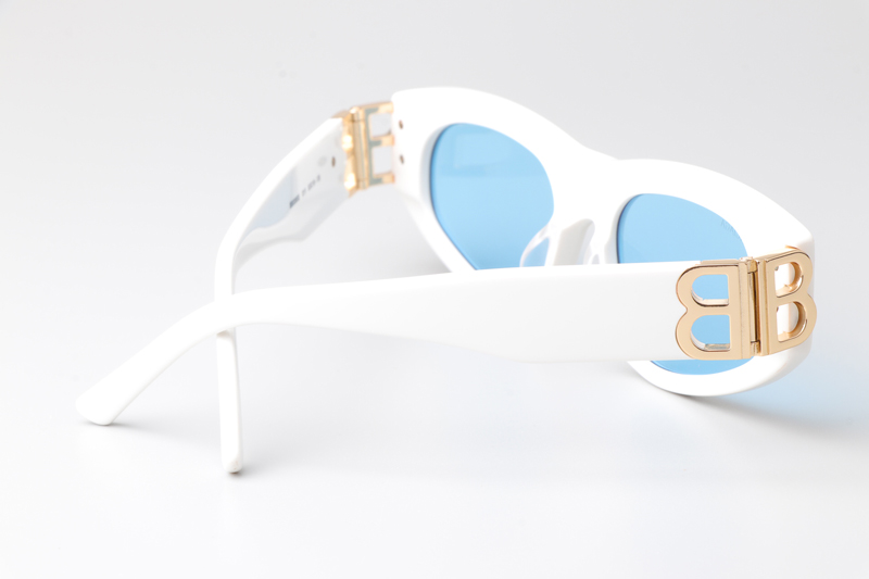 BB0095S Sunglasses White Light Blue