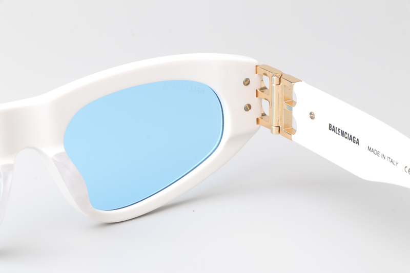 BB0095S Sunglasses White Light Blue
