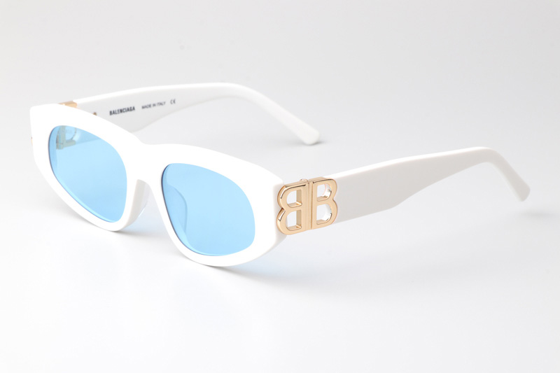 BB0095S Sunglasses White Light Blue