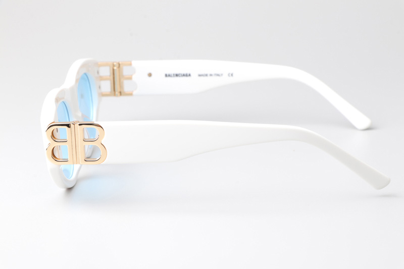 BB0095S Sunglasses White Light Blue