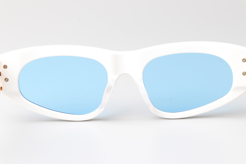 BB0095S Sunglasses White Light Blue