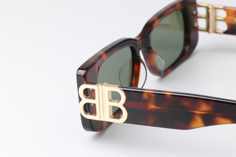 BB0096S Sunglasses Tortoise Green