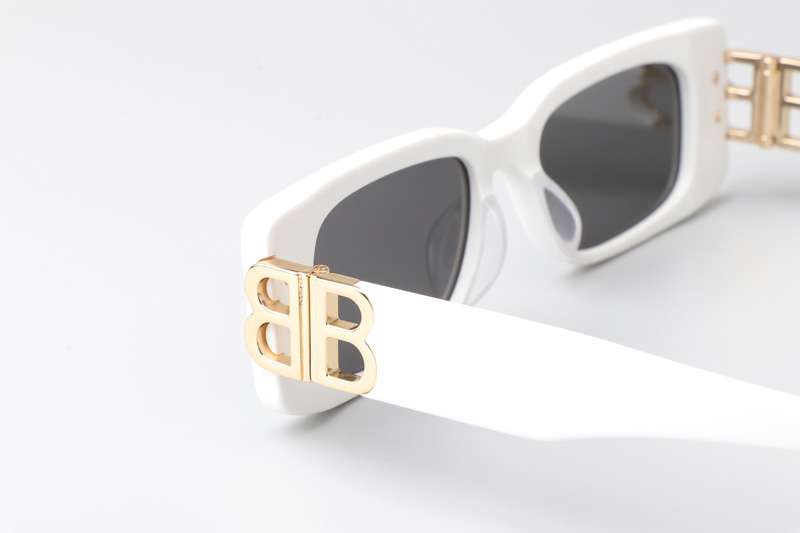 BB0096S Sunglasses White Gray