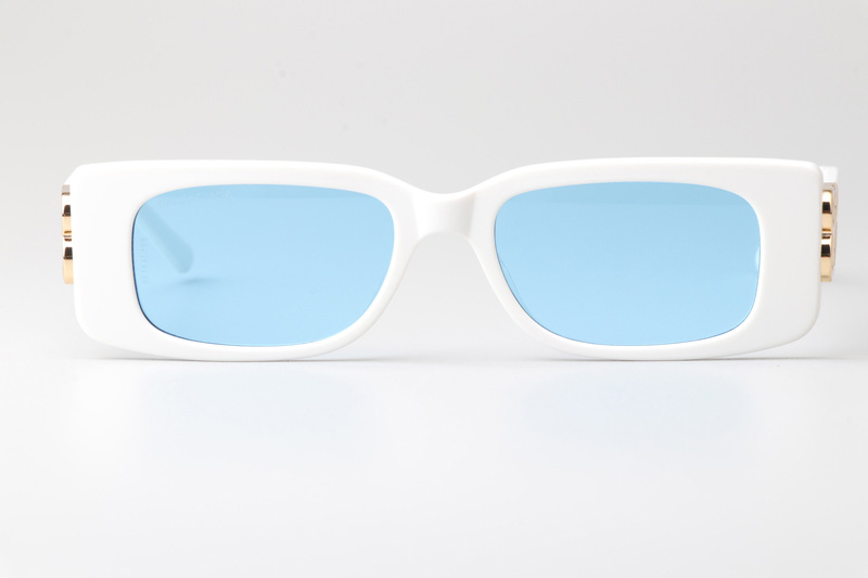 BB0096S Sunglasses White Light Blue