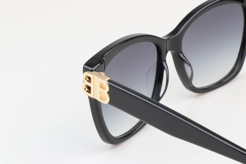 BB0102SA Sunglasses Black Gradient Gray