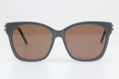 BB0102SA Sunglasses Gray Brown