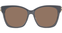 BB0102SA Sunglasses Gray Brown