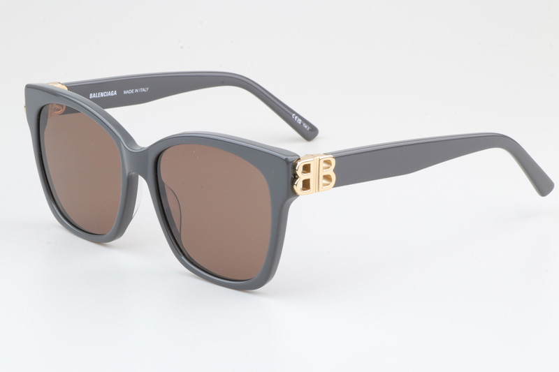 BB0102SA Sunglasses Gray Brown