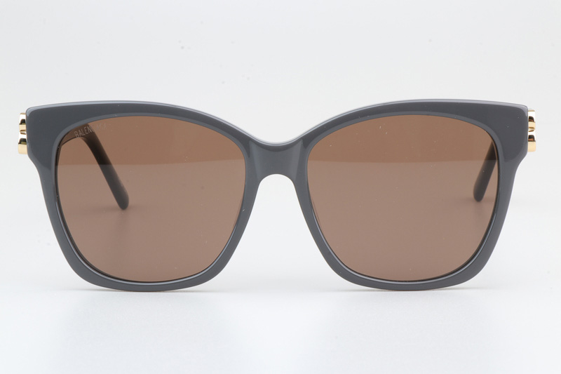 BB0102SA Sunglasses Gray Brown