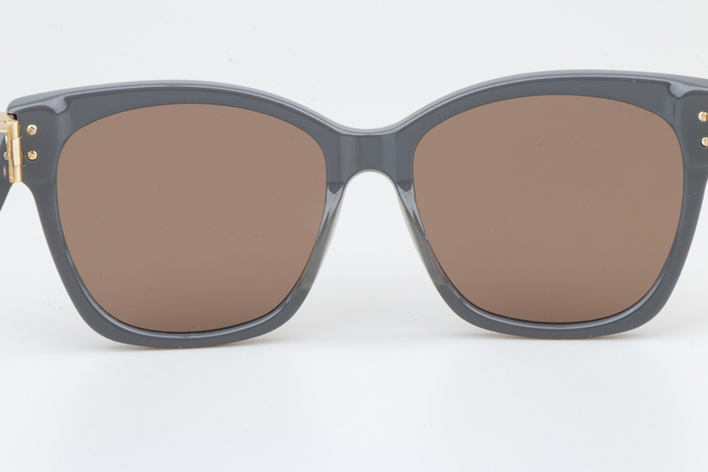 BB0102SA Sunglasses Gray Brown