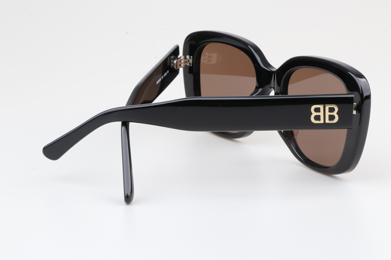 BB0295SK Sunglasses Black Brown