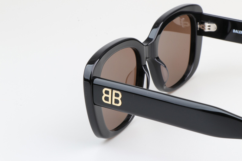 BB0295SK Sunglasses Black Brown