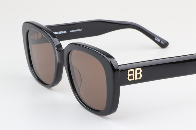 BB0295SK Sunglasses Black Brown