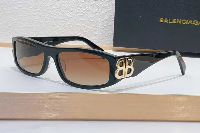 BB0339S Sunglasses Black Gold Gradient Brown