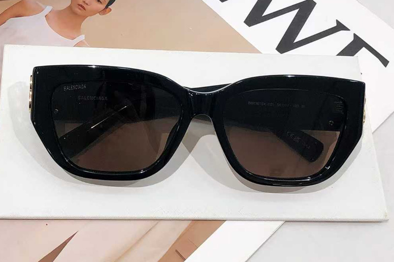 BB0361SK Sunglasses Black Gold Brown
