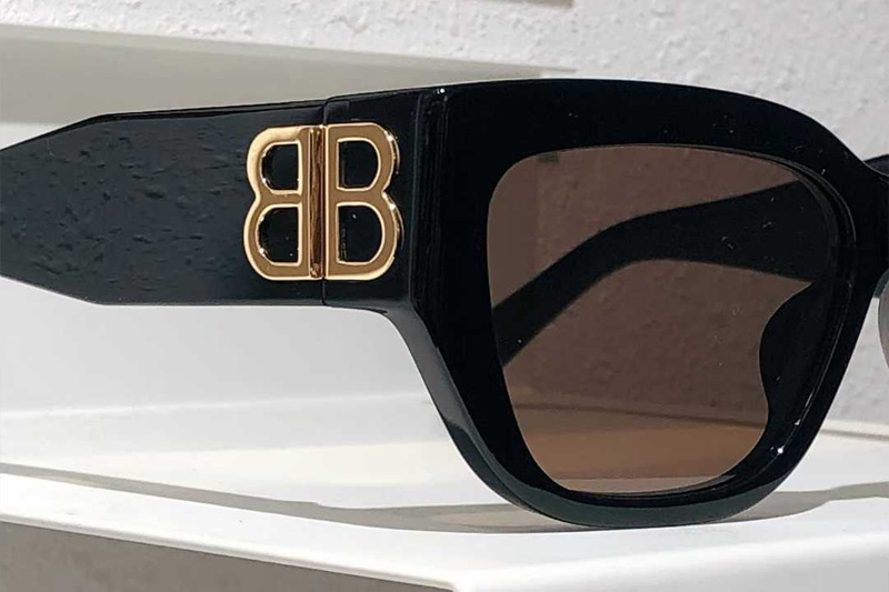 BB0361SK Sunglasses Black Gold Brown