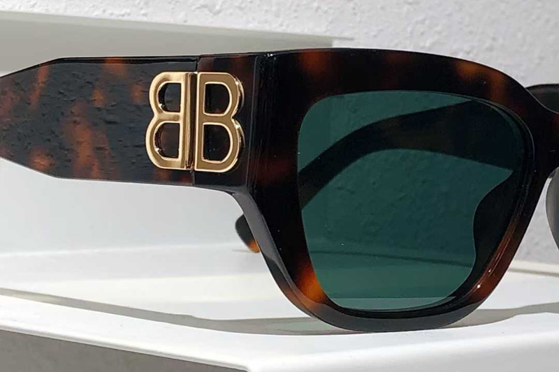 BB0361SK Sunglasses Tortoise Green