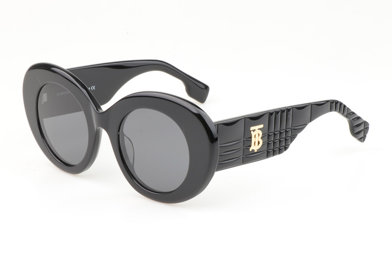 BE4370 Sunglasses Black Gray