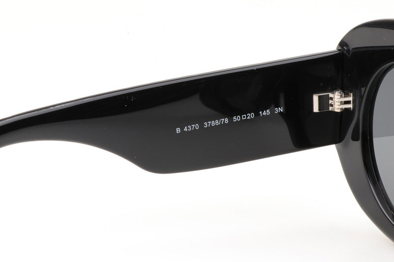 BE4370 Sunglasses Black Gray