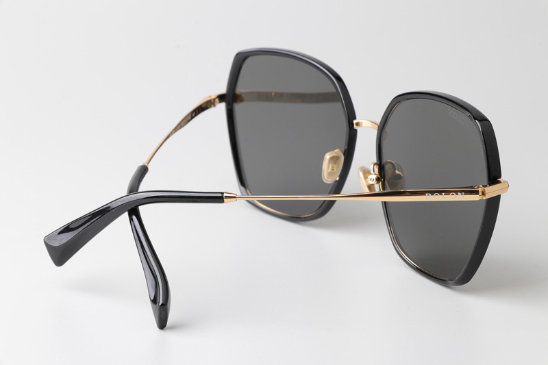 BL6061 Sunglasses Black Gold Gray