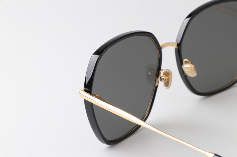 BL6061 Sunglasses Black Gold Gray