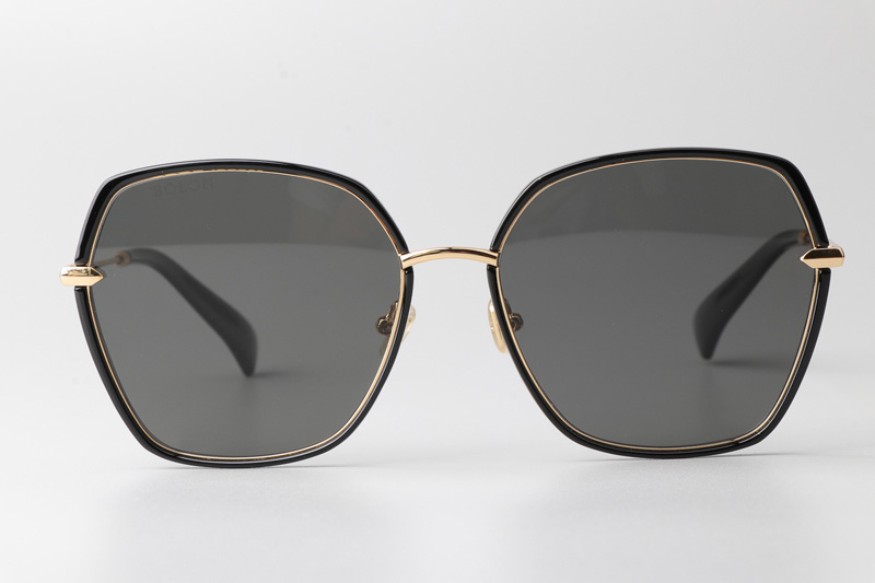 BL6061 Sunglasses Black Gold Gray