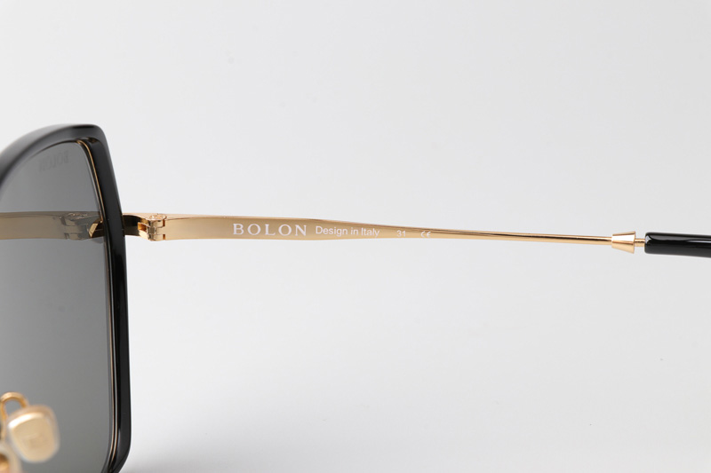 BL6061 Sunglasses Black Gold Gray
