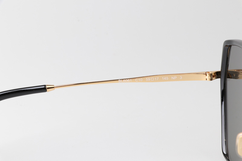 BL6061 Sunglasses Black Gold Gray