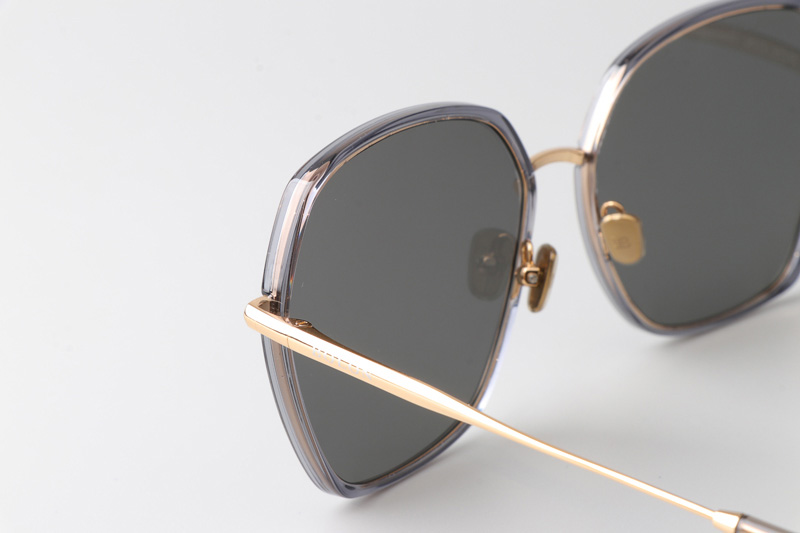 BL6061 Sunglasses Gray Gold Gray