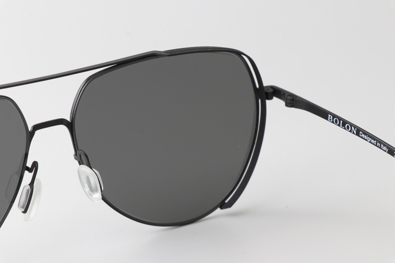 BL8066 Sunglasses Black Gray
