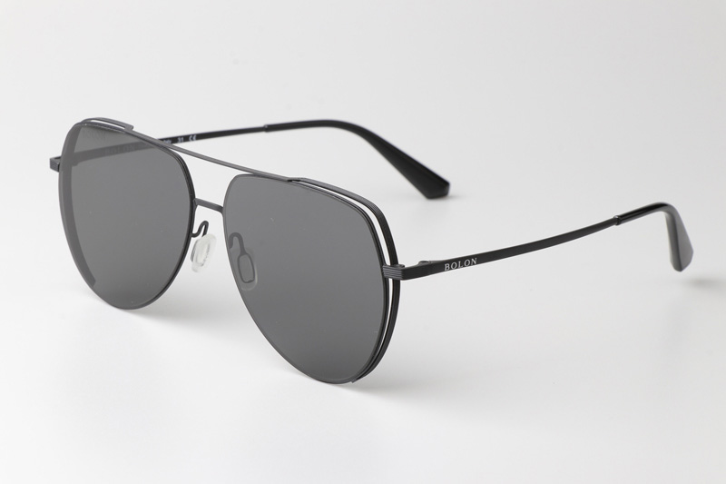 BL8066 Sunglasses Black Gray