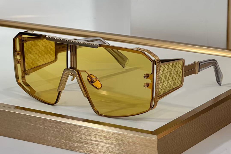 BPS-146 Sunglasses Gold Yellow