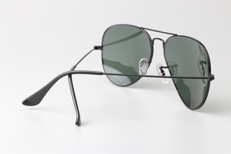 BS3025 Sunglasses Black Green