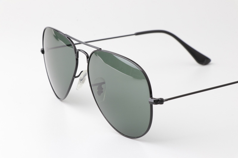 BS3025 Sunglasses Black Green