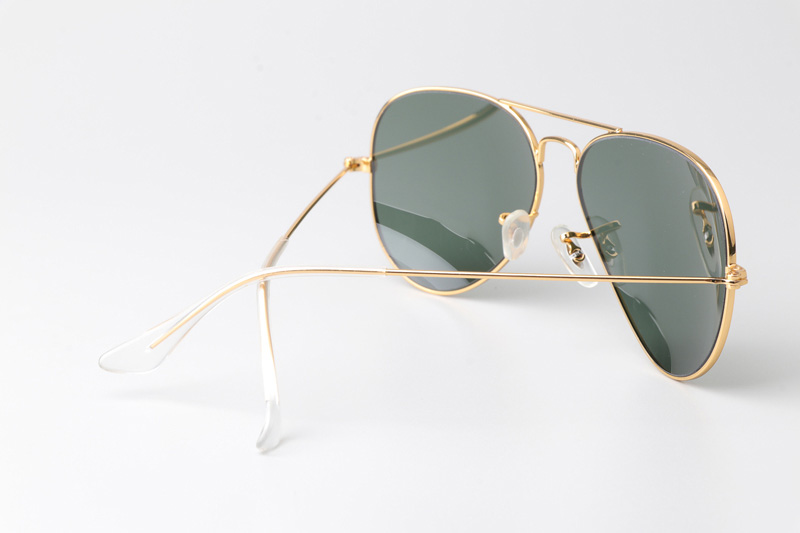 BS3025 Sunglasses Gold Green