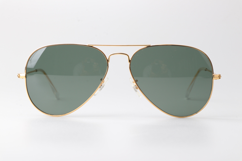 BS3025 Sunglasses Gold Green