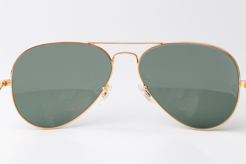 BS3025 Sunglasses Gold Green