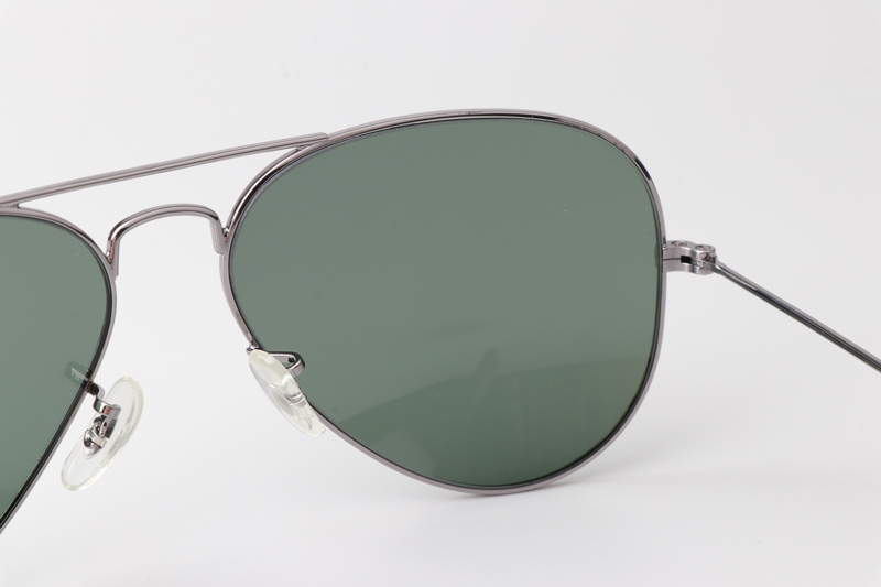 BS3025 Sunglasses Gunmetal Green